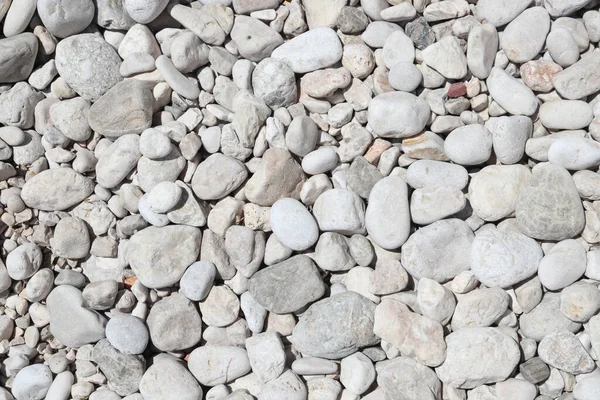 White Zen Stone Beach Croatia Pebble Background — Stock Photo, Image