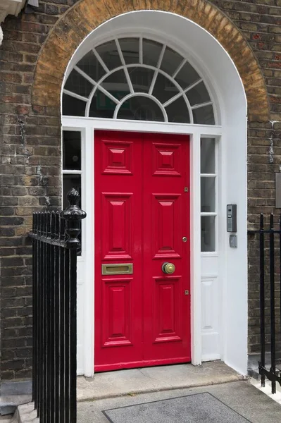 Bloomsbury Street View West End London Architecture Detail Beautiful Red — Stock Fotó