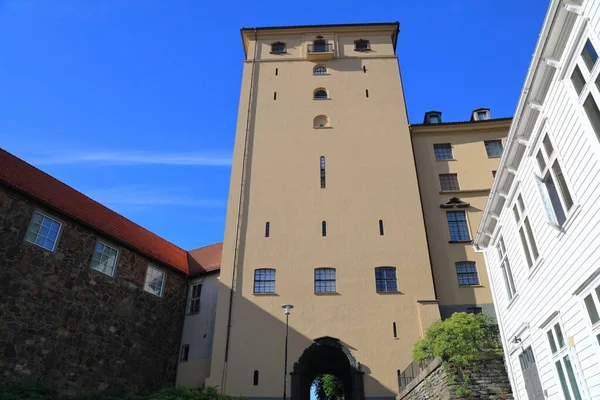 Bergen City Norvegia Vecchi Edifici Dell Università Bergen — Foto Stock