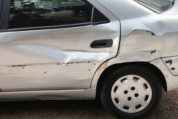 Generic Car Scratched Paint Dented Door Minor Accident Result Fender — ストック写真