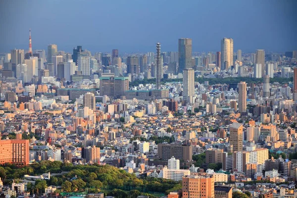 Tokyo Sunset Skyline Japan Looking Toshima Minato Ward — Stock Photo, Image