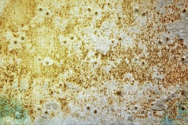 Grunge tarzı arka plan - eski paslı metal doku.