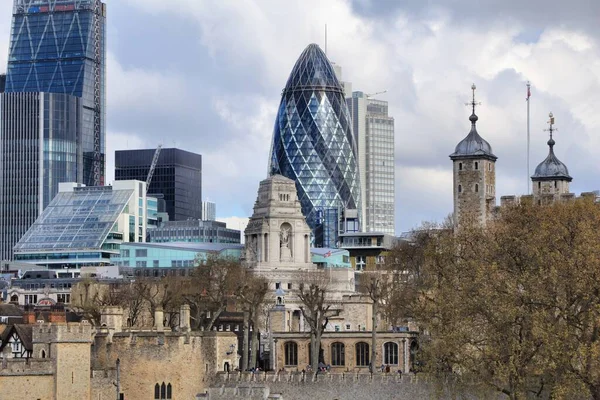 London City Westminster Old New Architecture Tower London — Foto Stock