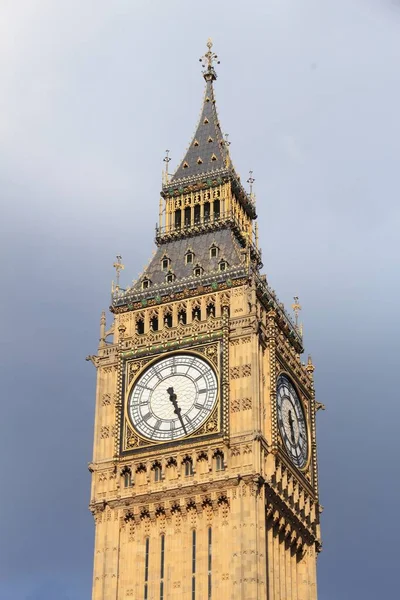 Big Ben Clock Tower London Elizabeth Tower Landmark London — стоковое фото