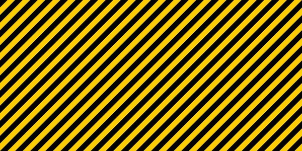 図のストライプパターン 黒と黄色の斜めのストライプベクトルテクスチャ — ストックベクタ