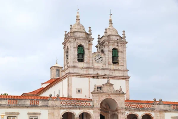 Nazare Portekiz Meryem Ana Nın Sığınağı Santuario Nossa Senhora — Stok fotoğraf