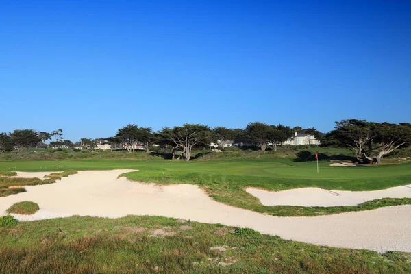 Hrabstwo Monterey Usa Kwietnia 2014 Pebble Beach Golf Links Kalifornii — Zdjęcie stockowe