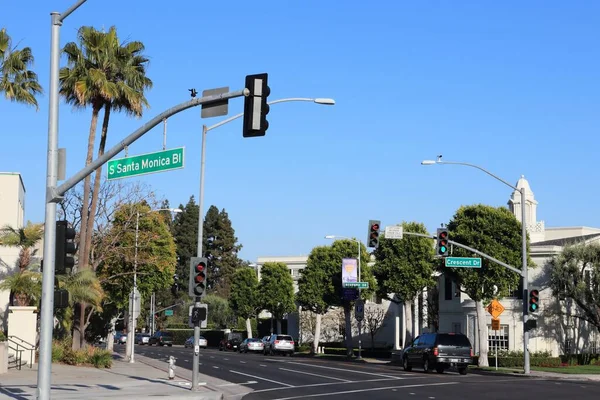 Los Angeles Spojené Státy Dubna 2014 Pohled Ulici Slavného Bulváru — Stock fotografie