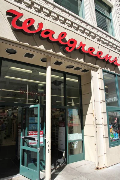 San Francisco Usa Aprile 2014 Farmacia Walgreens Food Mart San — Foto Stock