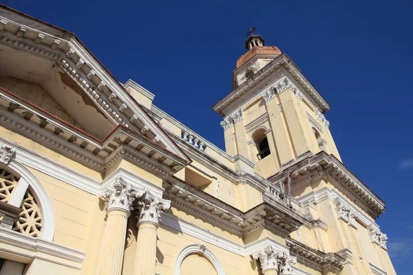 Santiago Cuba Katedrális Templom Vallási Építészet Mérföldköve — Stock Fotó