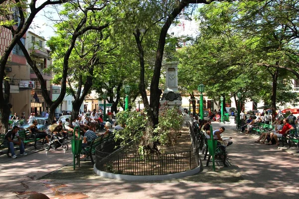 Santiago Cuba Février 2011 Les Gens Visitent Plaza Dolores Santiago — Photo