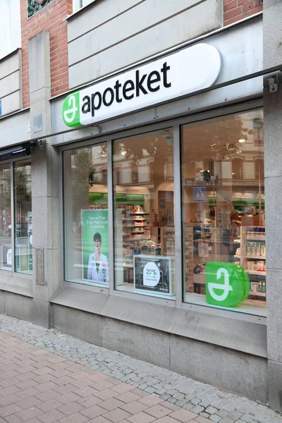 Göteborg Szwecja Sierpień 2018 Store Apteki Göteborgu Szwecja Miesięcznych Wydatków — Zdjęcie stockowe