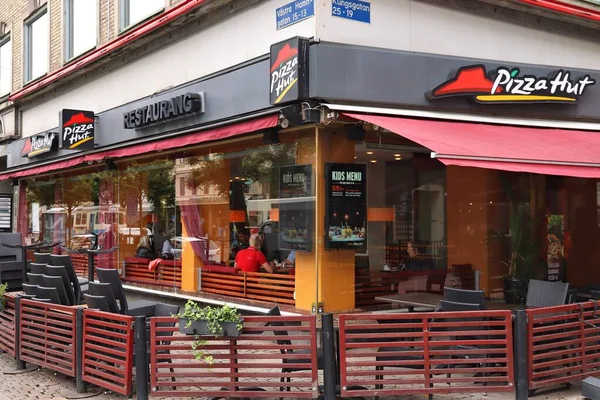 Gothenburg Sverige Augusti 2018 Pizza Hut Snabbmatsrestaurang Göteborg — Stockfoto