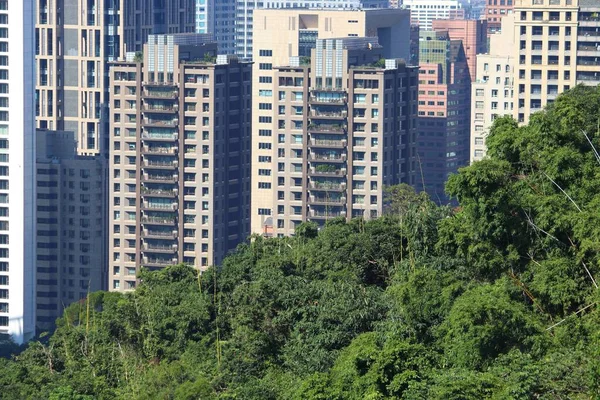 Taipei City Residential District Seen Elephant Mountain Taipei Taiwan — Stock Photo, Image