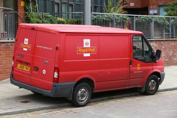 Leeds July 2016 Van Pengiriman Royal Mail Leeds Inggris Royal — Stok Foto