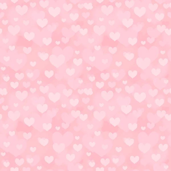 Безшовна Текстура Сердець Форма Серця Простий Фон Візерунок Векторних Сердець — стоковий вектор