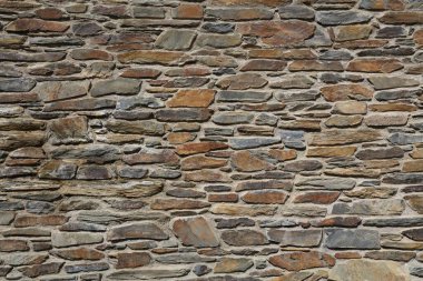 Taş duvar dokusu. Doğal köy geçmişi var. Klasik biçim dokusu.