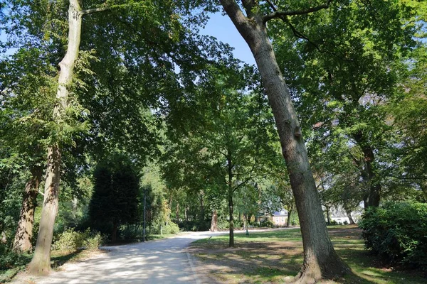 Moenchengladbach Cidade Alemanha Parque Público Bunter Garten Setembro — Fotografia de Stock