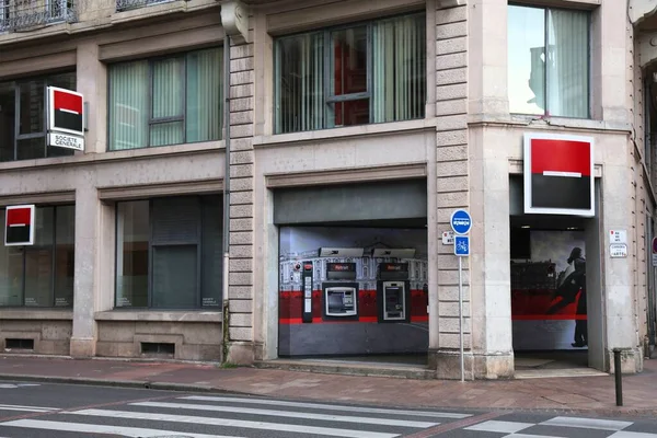 Toulouse Frankreich September 2021 Die Bank Societe Generale Der Innenstadt — Stockfoto