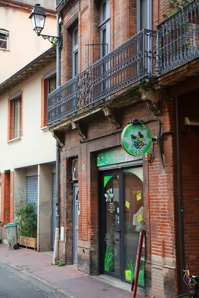 Toulouse France Septembre 2021 Cbd Cannabis Product Store Downtown Toulouse — Photo