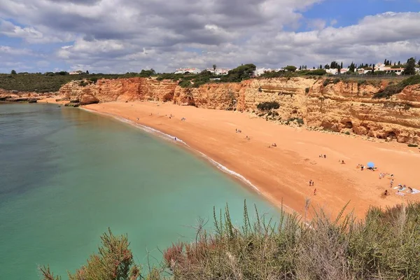 Stranden Algarve Portugal Senhora Rocha Lagoa Kommun — Stockfoto