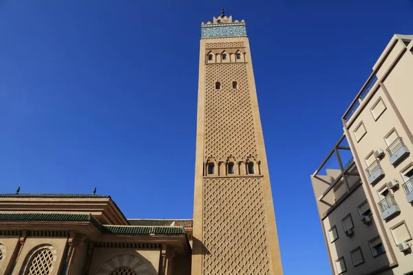 Mešita Agadiru Maroko Islámská Náboženská Architektura — Stock fotografie