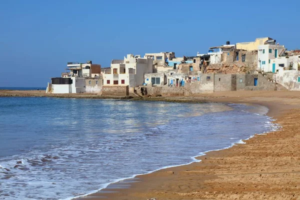Aldeia Piscatória Tifnit Região Sous Massa Marrocos Costa Atlântica — Fotografia de Stock
