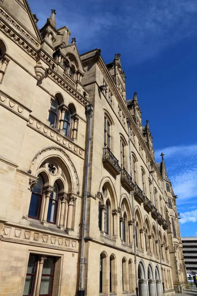 Bradford City Reino Unido Ayuntamiento Plaza Del Centenario — Foto de Stock