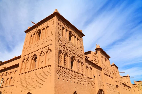 Kasbah Amridil Fortified Residence Morocco Made Mudbrick Skoura Oasis Landmark — Stock Photo, Image