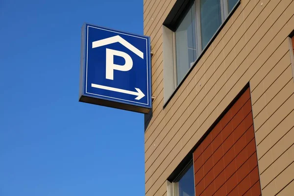 Ogólny Znak Parkingowy Kolonii Niemcy — Zdjęcie stockowe