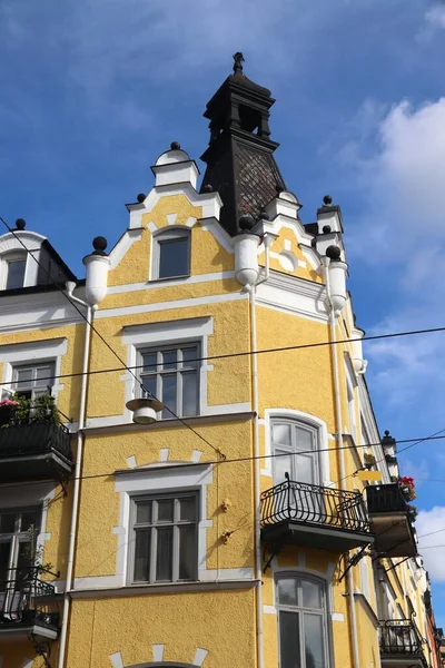 Norrkoping Stad Bezienswaardigheden Zweden Historische Residentiële Architectuur — Stockfoto