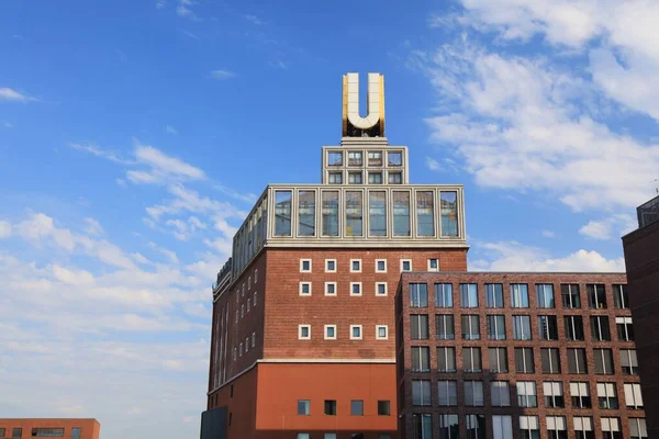 Dortmund Deutschland September 2020 Das Ehemalige Brauereigebäude Dortmunder Turm Wird — Stockfoto