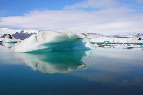 Lagune Glaciaire Islande Paysage Estival Lagune Jokulsarlon — Photo