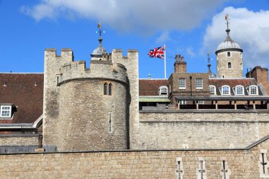 Londra Kulesi. UNESCO Dünya Mirası Alanı. Londra 'nın ortaçağ tarihi.