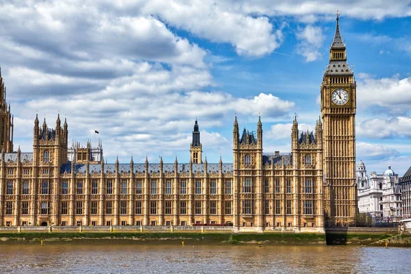 Palace Parliament Londen Verenigd Koninkrijk Big Ben Klokkentoren Bezienswaardigheid Van — Stockfoto