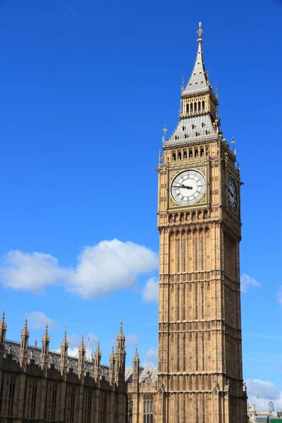 Big Ben Clock Tower Palace Parliament London Landmark London — Stock Photo, Image