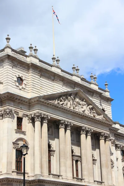 Londra Ngiltere Majestelerinin Hazine Binası Olarak Bilinen Maliye — Stok fotoğraf