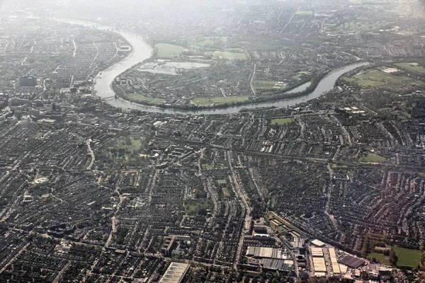 Chiswick Hammersmith Hava Görüntüsü Daha Büyük Londra Şehir Manzarası — Stok fotoğraf