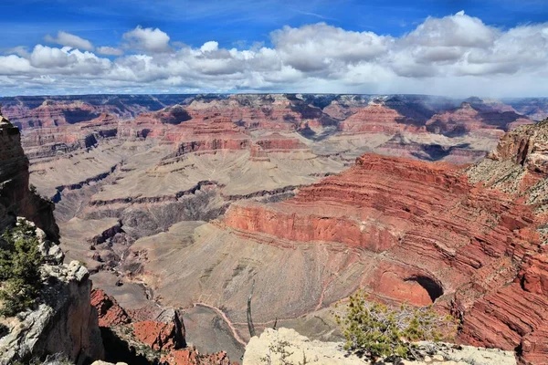 アリゾナ州 アメリカ合衆国のグランドキャニオンの風景です コロラド川が見える ピマポイントビュー — ストック写真