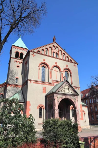 Kerk Van Hedwig Kosciol Swietej Jadwigi Chorzow Polen — Stockfoto