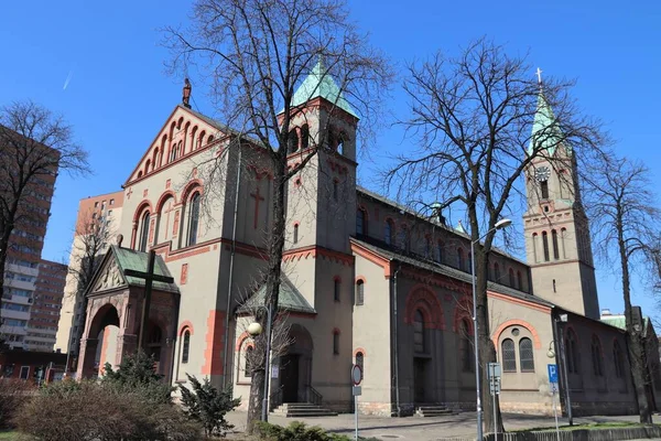 Eglise Hedwig Kosciol Swietej Jadwigi Chorzow Pologne — Photo