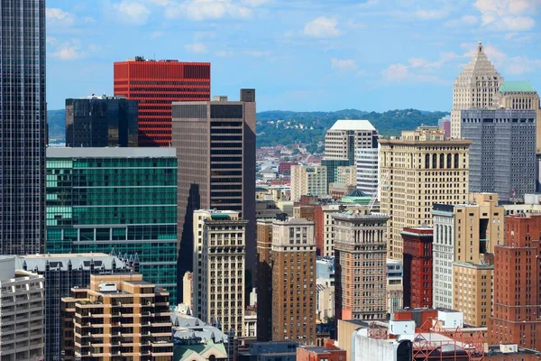 American City Pittsburgh Photo Pittsburgh City Skyline Pennsylvania — Stock Photo, Image