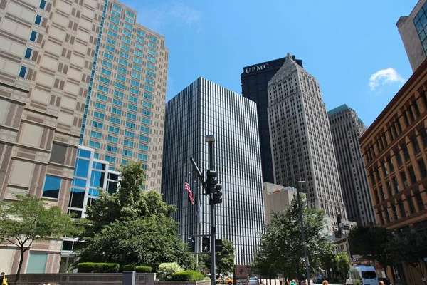 Pittsburgh Usa June 2013 Skyline Downtown Pittsburgh City 2Nd Largest — Foto Stock