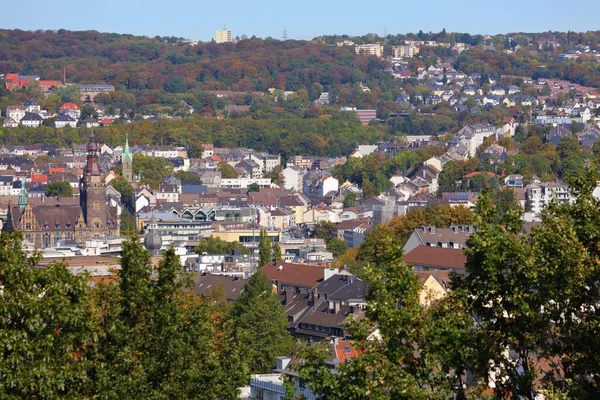 Wuppertal Πόλη Στη Γερμανία Cityscape Της Περιοχής Elberfeld Wuppertal — Φωτογραφία Αρχείου