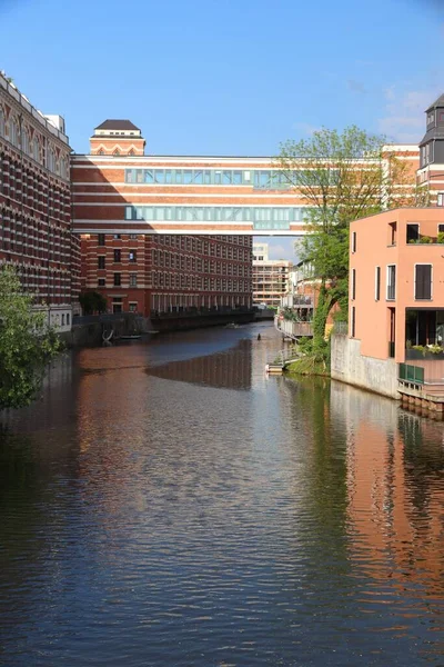 Plagwitz District Leipzig Germany Plagwitz Former Industrial Area Old Brick — Fotografia de Stock