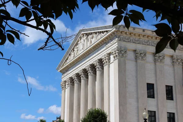 Supreme Court Courthouse Building Washington Usa — Fotografia de Stock