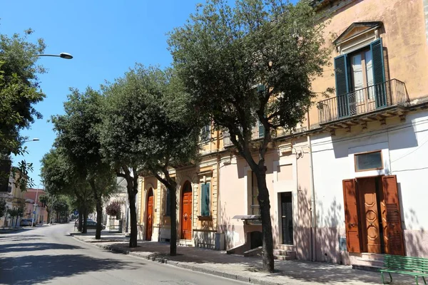 Nardo Apulien Italien Italienska Gatan — Stockfoto