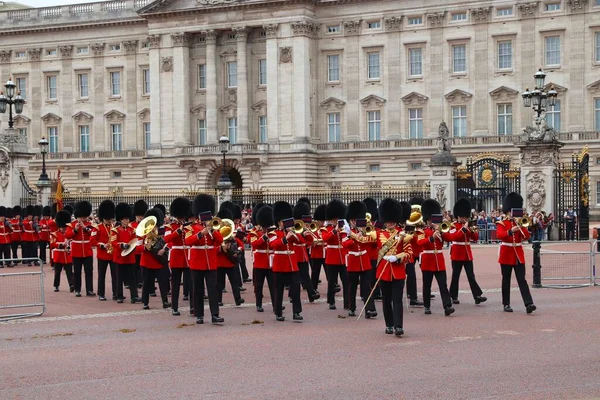 London July 2019 Royal Guards Orchestra Change Guard Ceremony Front — Stock Photo, Image
