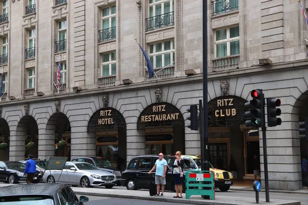 London July 2019 Ritz Hotel Five Star Luxury Hotel Piccadilly — Stock Photo, Image
