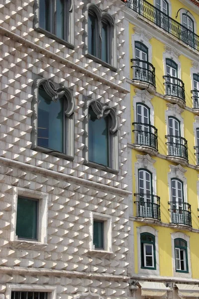 Lisbon Architecture House Spikes Casa Dos Bicos Alfama District Lisbon — Zdjęcie stockowe
